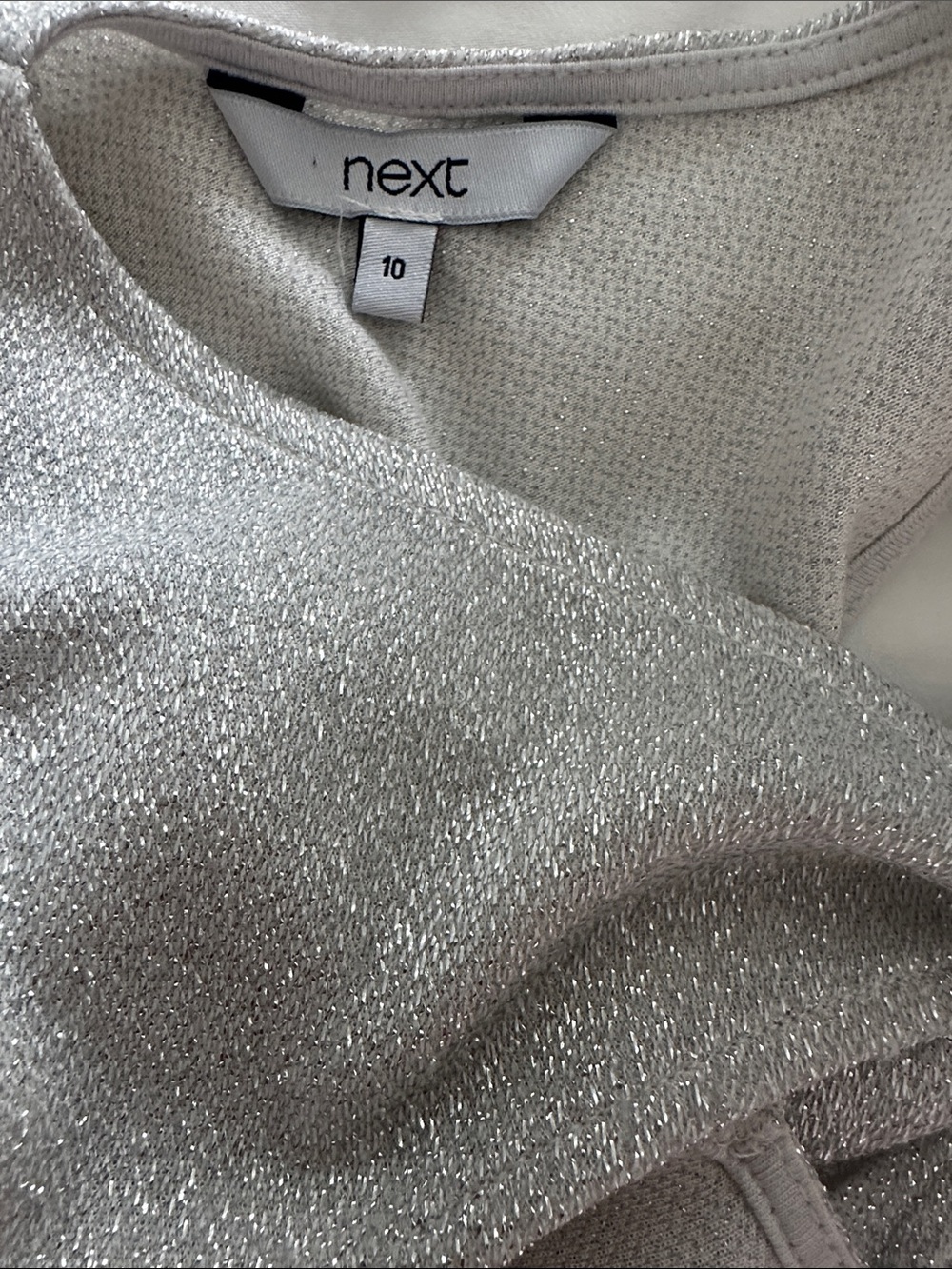 next Silver Shimmer Tank Top